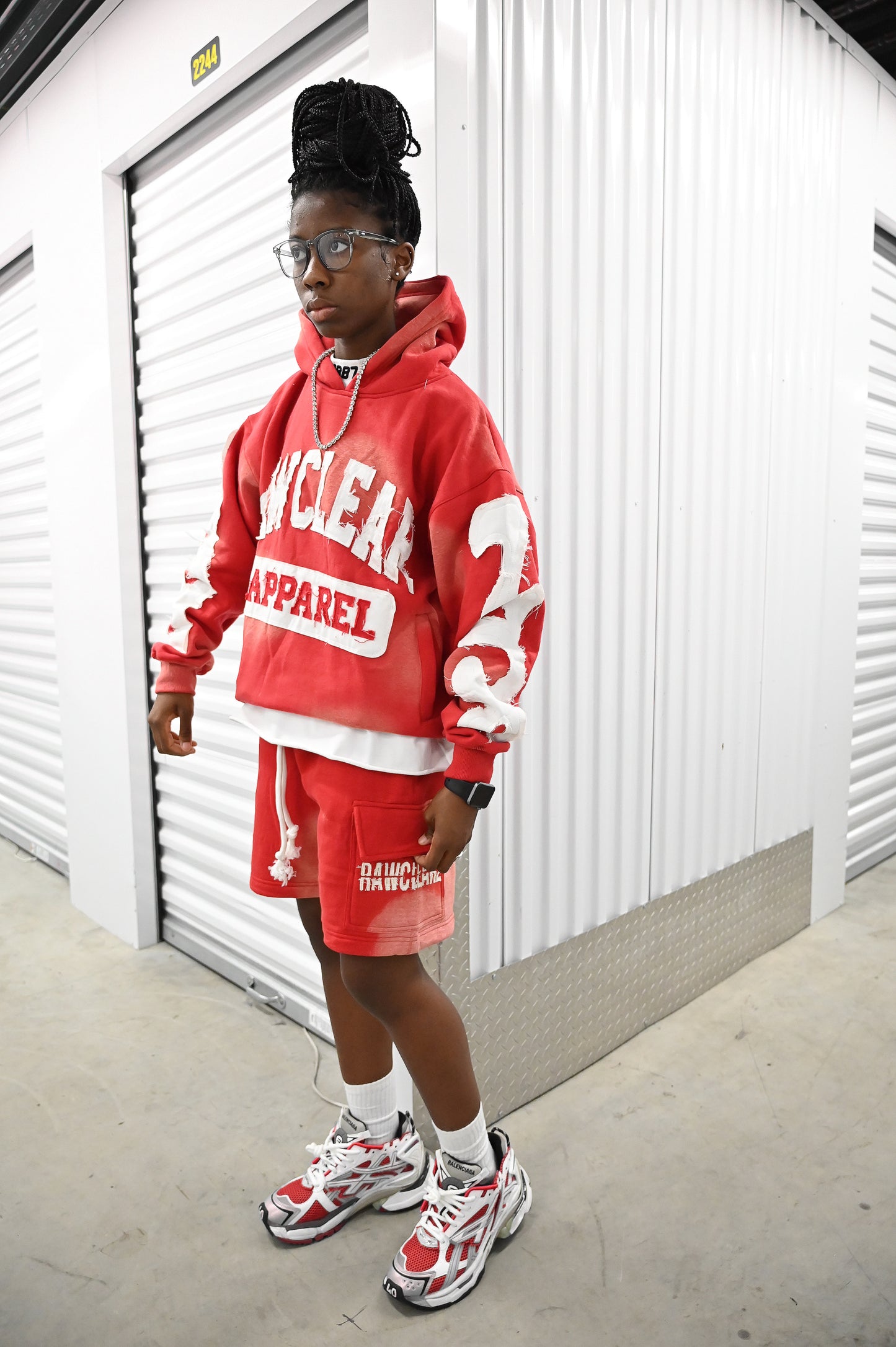 Heem Shorts Red