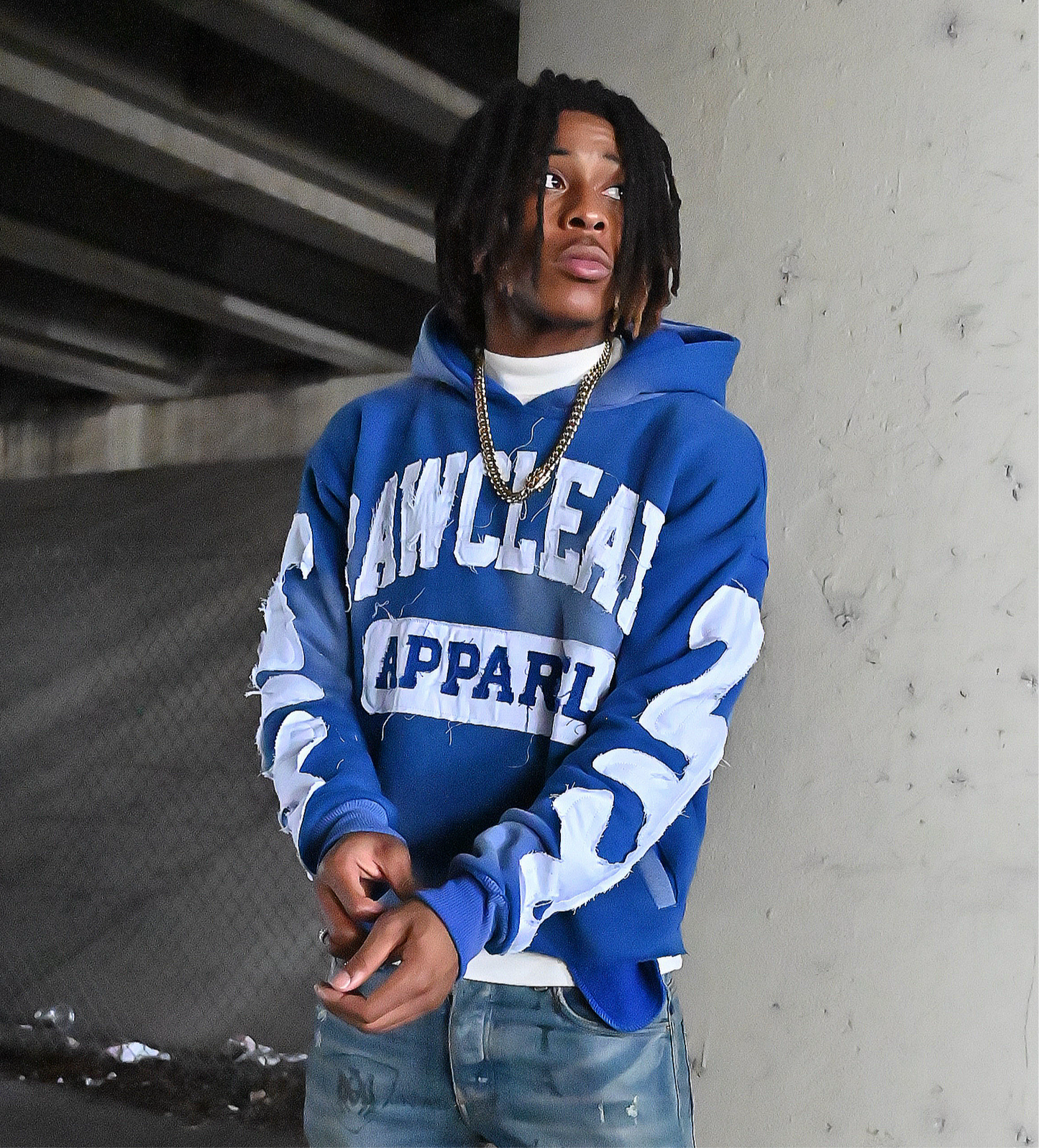 Blue Heem Hoodie
